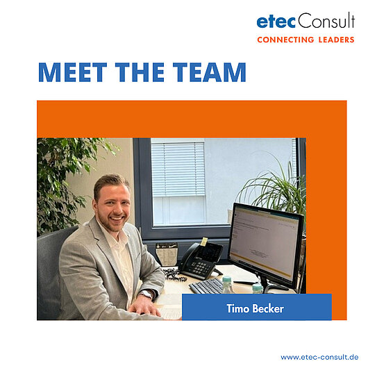 [Translate to English:] Meet the team – Timo Becker